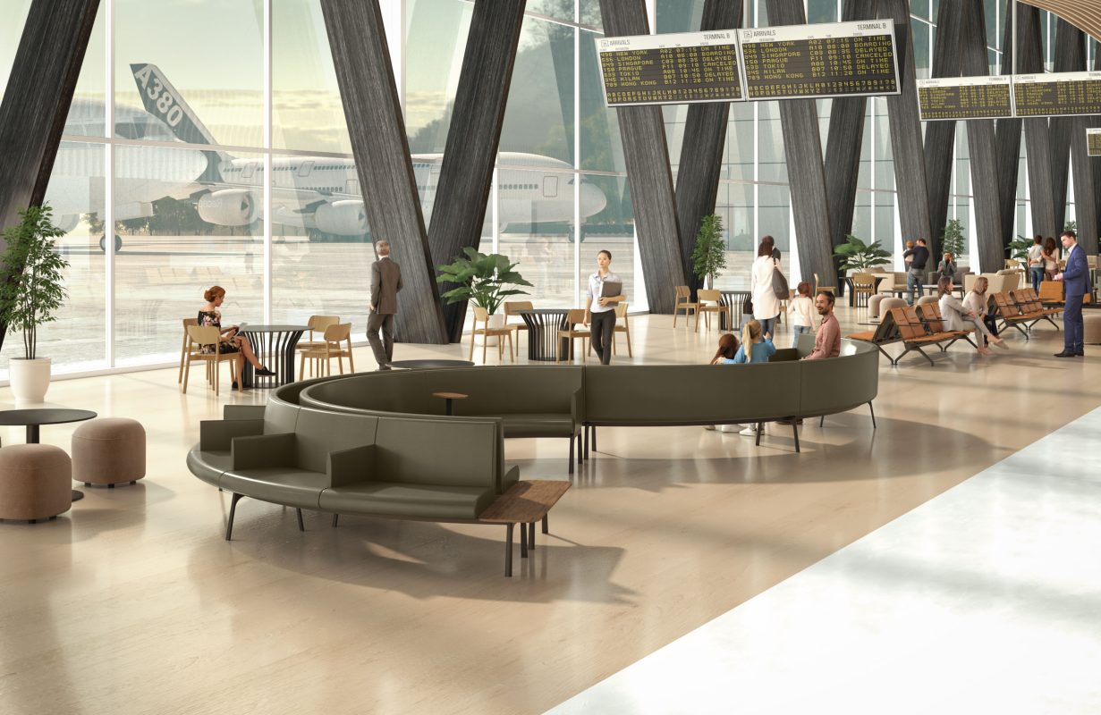 Airport lounge seating project